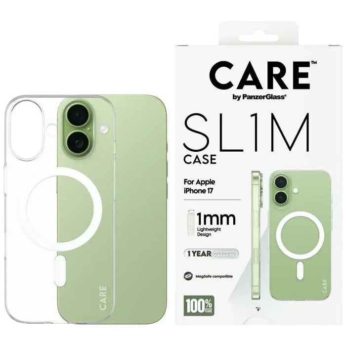 Калъф CARE by PanzerGlass SL1M MagSafe за iPhone 17