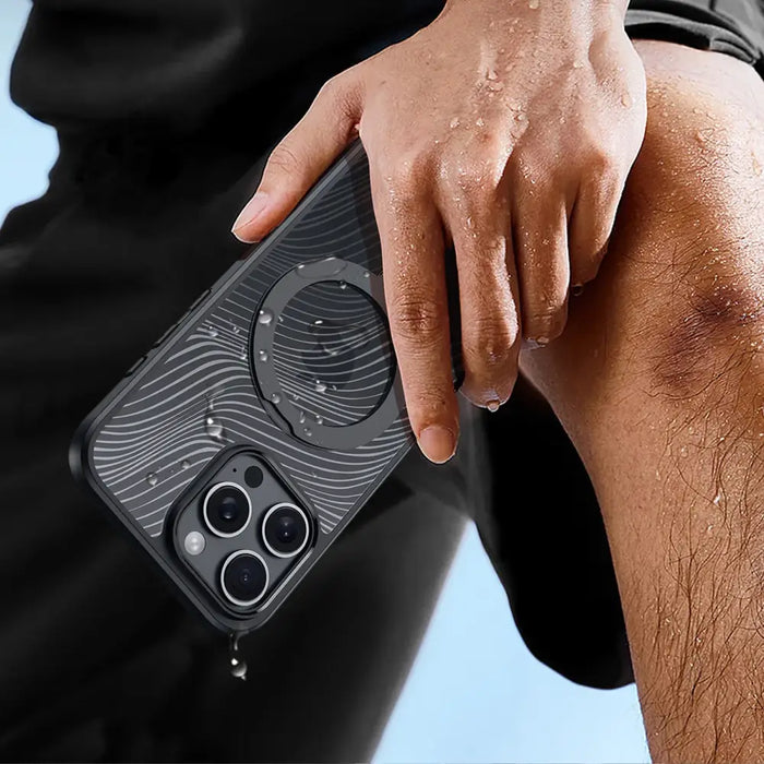 Калъф Dux Ducis Aimo Mag с MagSafe и стойка за iPhone 16