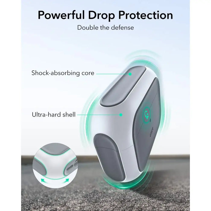 Калъф ESR Orbit HaloLock MagSafe за AirPods Pro 3 - бял