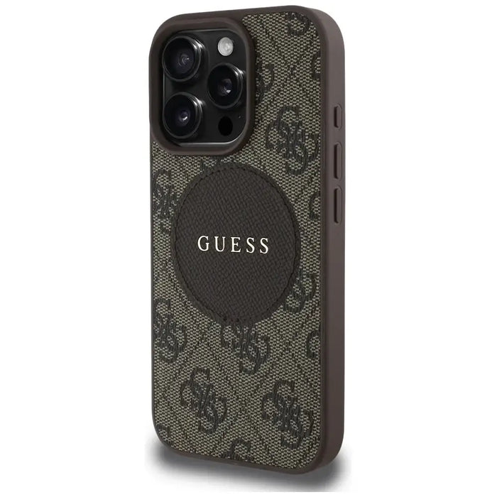 Калъф Guess 4G Circle Classic Logo MagSafe за iPhone 16 Pro