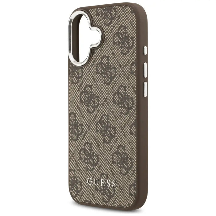 Калъф Guess 4G Classic Logo MagSafe за iPhone 17 - кафяв