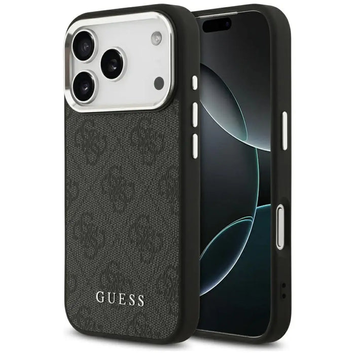 Калъф Guess 4G Classic Logo MagSafe за iPhone 17 Pro - черен
