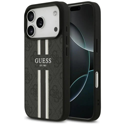 Калъф Guess 4G Printed Stripes MagSafe за iPhone 17 Pro
