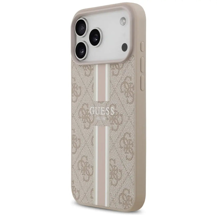 Калъф Guess 4G Printed Stripes MagSafe за iPhone 17 Pro Max