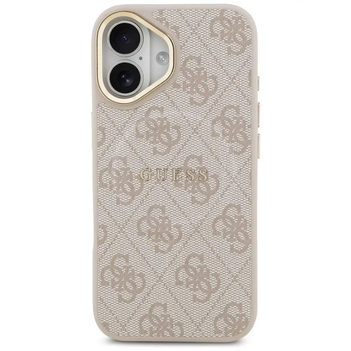 Калъф Guess 4G PU Classic Logo MagSafe за iPhone 17 - розов