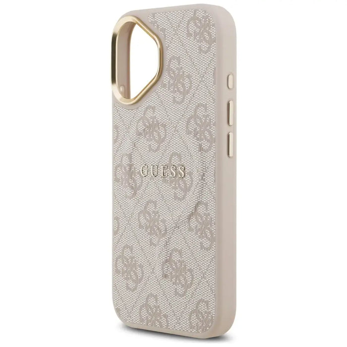 Калъф Guess 4G PU Classic Logo MagSafe за iPhone 17 - розов