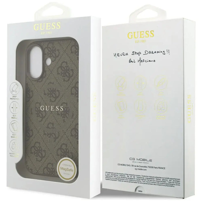 Калъф Guess 4G Ring Classic Logo MagSafe за iPhone 17