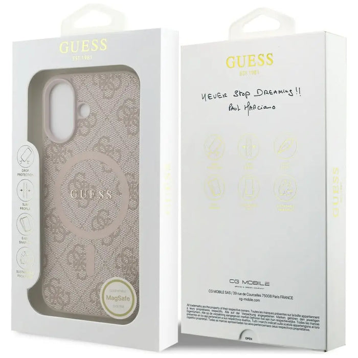 Калъф Guess 4G Ring Classic Logo MagSafe за iPhone 17