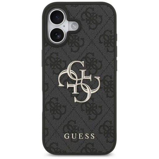 Калъф Guess 4G с голямо лого за iPhone 17 - черен