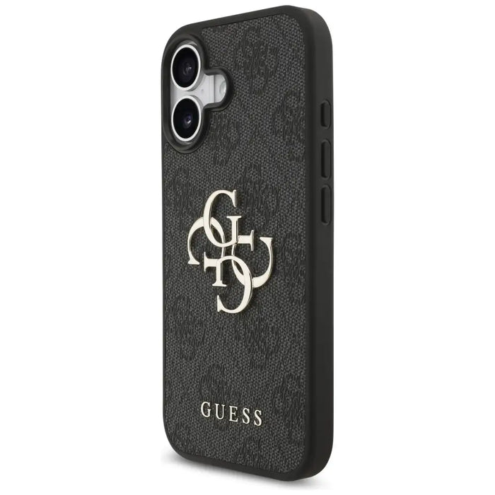 Калъф Guess 4G с голямо лого за iPhone 17 - черен