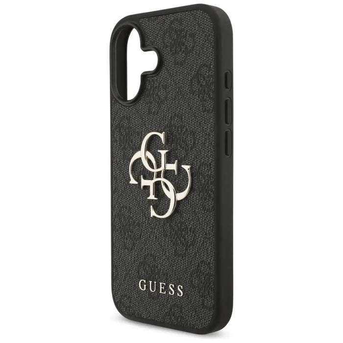 Калъф Guess 4G с голямо лого за iPhone 17 - черен