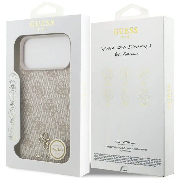 Калъф Guess 4G Small 4G и Classic MagSafe за iPhone 17 Pro