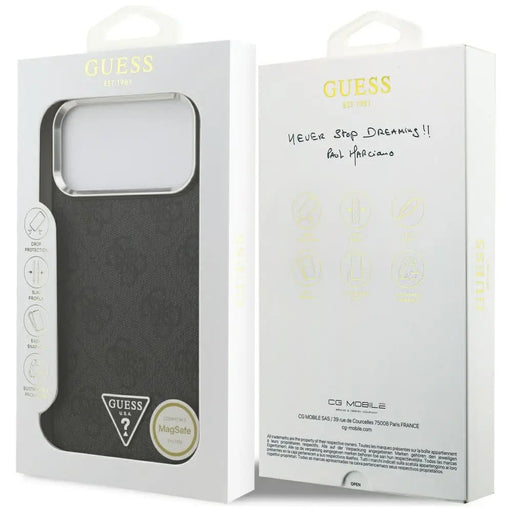 Калъф Guess 4G Triangle Logo MagSafe за iPhone 17 Pro Max