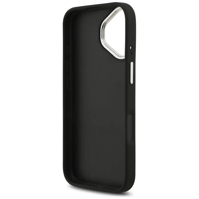 Калъф Guess Grained Big 4G Classic Logo за iPhone 17 - черен