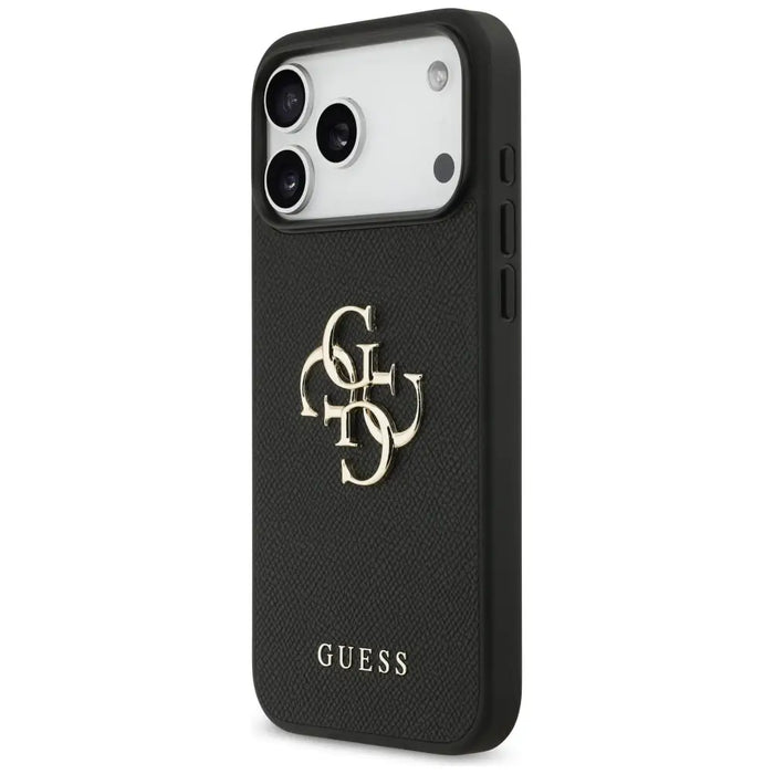 Калъф Guess Grained Big 4G & Classic Logo за iPhone 17 Pro