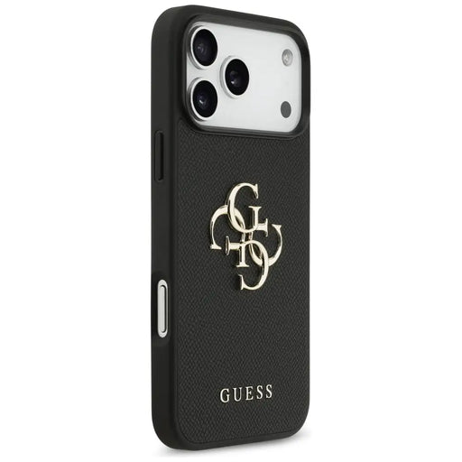 Калъф Guess Grained Big 4G & Classic Logo за iPhone 17 Pro