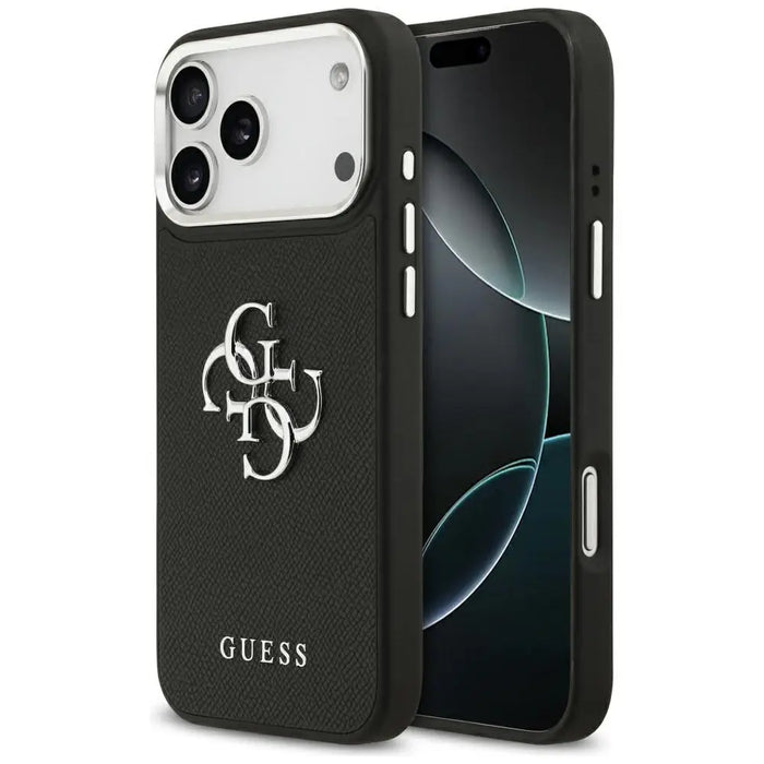 Калъф Guess Grained Big 4G Classic Logo за iPhone 17 Pro