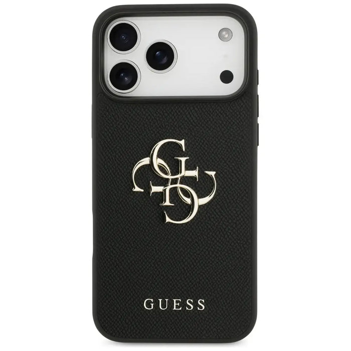 Калъф Guess Grained Big 4G & Classic Logo за iPhone 17 Pro