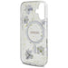 Калъф Guess Resin Flowers Glitter MagSafe за iPhone 16