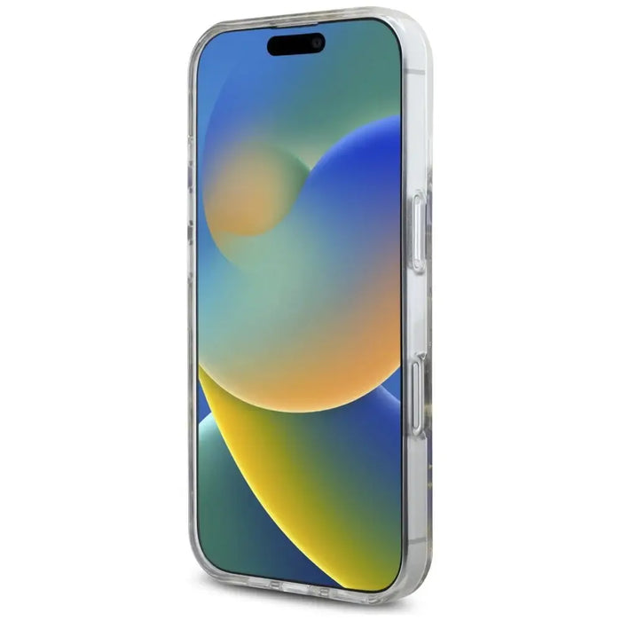 Калъф Guess Resin Flowers Glitter MagSafe за iPhone 16