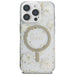 Калъф Guess Resin Flowers Glitter MagSafe за iPhone 16 Pro
