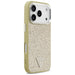 Калъф Guess с брокатено триъгълно лого MagSafe за iPhone 17