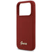 Калъф Guess Silicone Script Metal Logo MagSafe за iPhone 17
