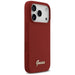 Калъф Guess Silicone Script Metal Logo MagSafe за iPhone 17