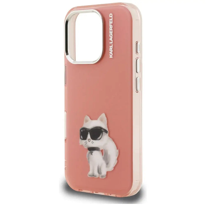 Калъф Karl Lagerfeld IML Aquarelle Choupette & Logo iPhone