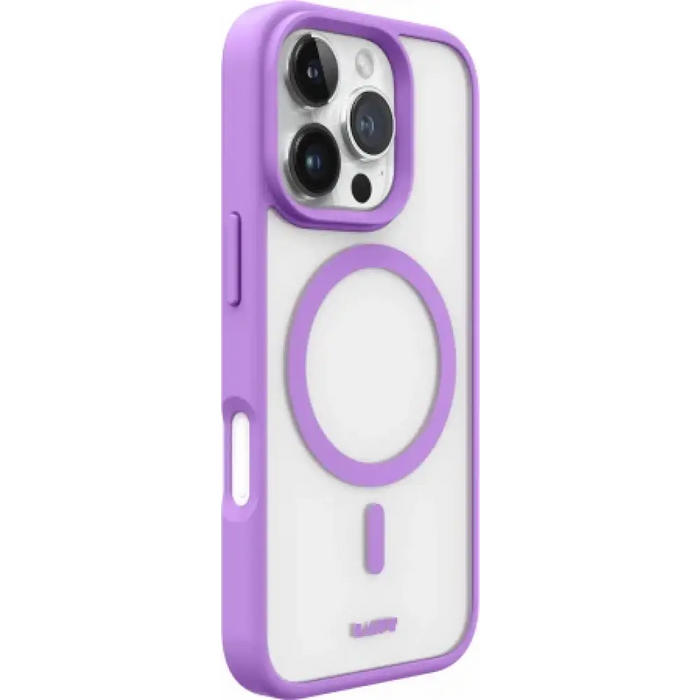 Калъф Laut Huex Protect MagSafe за iPhone 16 Pro Max - лилав