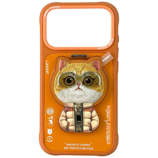 Калъф Nimmy Cool&Cute 2.0 с котка за iPhone 17 Pro Max