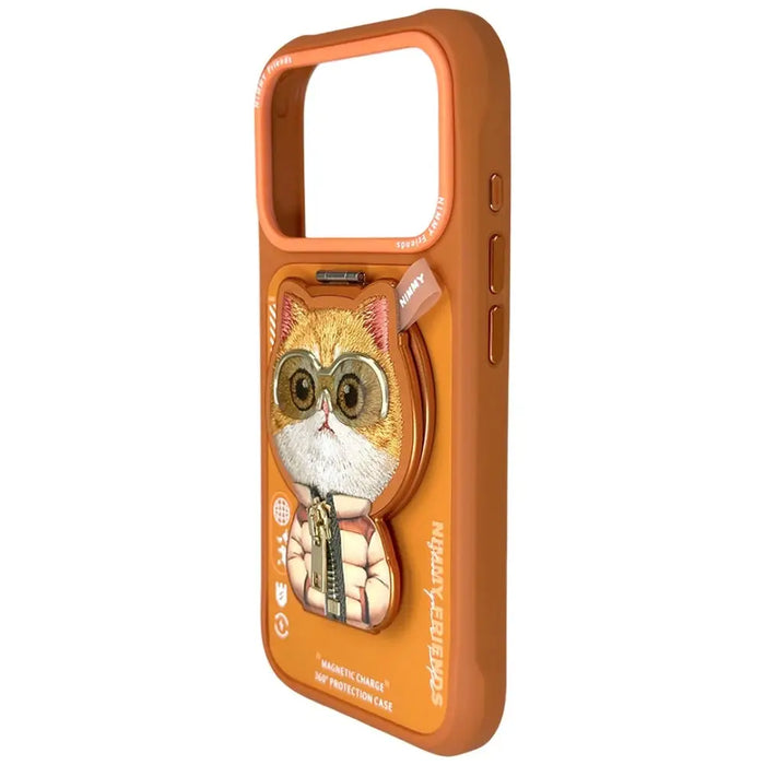 Калъф Nimmy Cool&Cute 2.0 с котка за iPhone 17 Pro Max