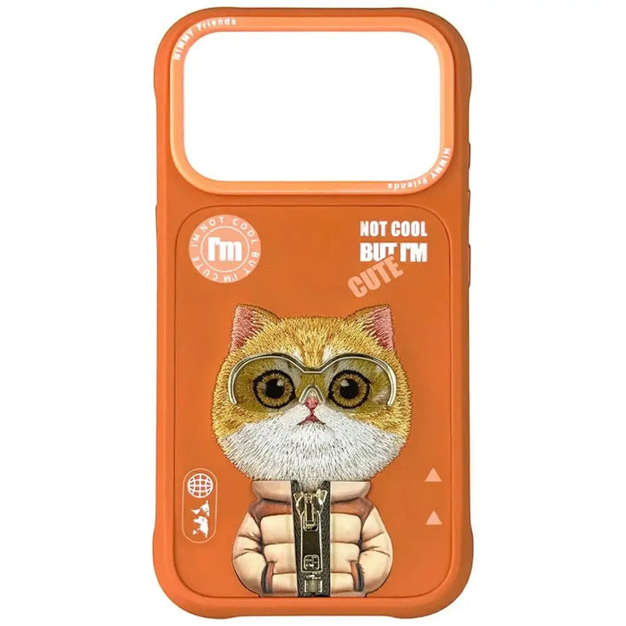 Калъф Nimmy Cool&Cute 2.0 с котка за iPhone 17 Pro Max