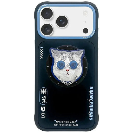 Калъф Nimmy Glasses Cool Cat MagSafe за iPhone 17 Pro
