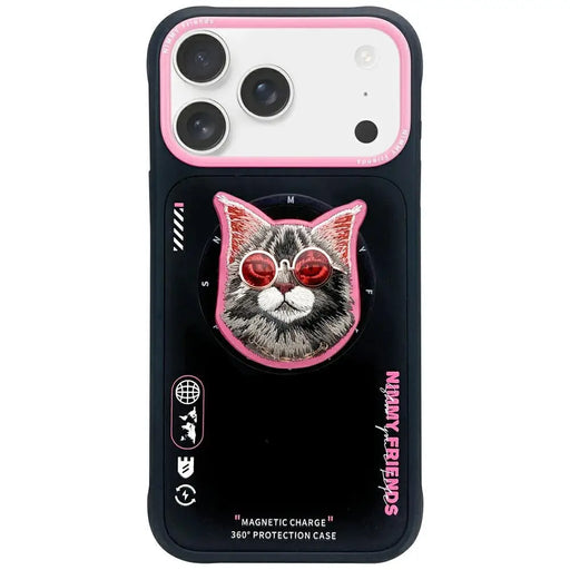 Калъф Nimmy Glasses Cool Cat MagSafe за iPhone 17 Pro Max