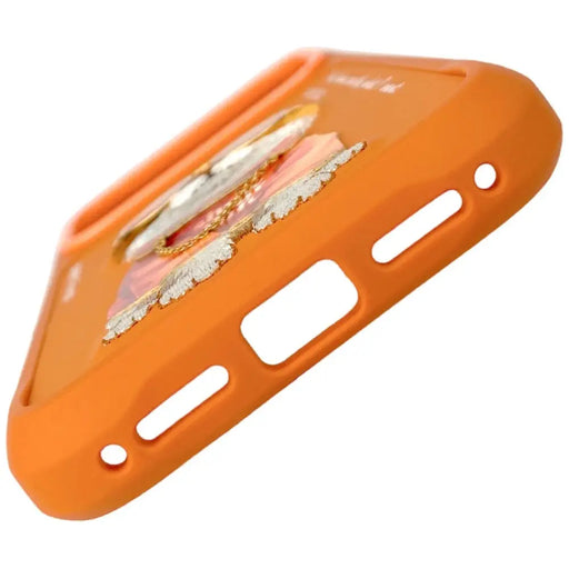 Калъф Nimmy Glasses Cool Cat за iPhone 17 Pro Max - оранжев