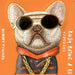Калъф Nimmy Glasses Cool Dog за iPhone 17 Pro Max - оранжев