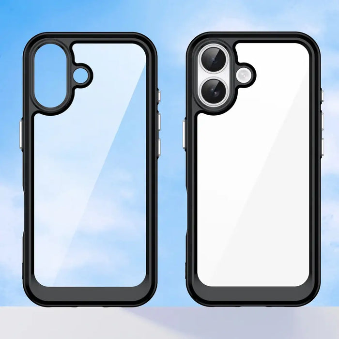 Калъф Outer Space за iPhone 17 - черен прозрачен