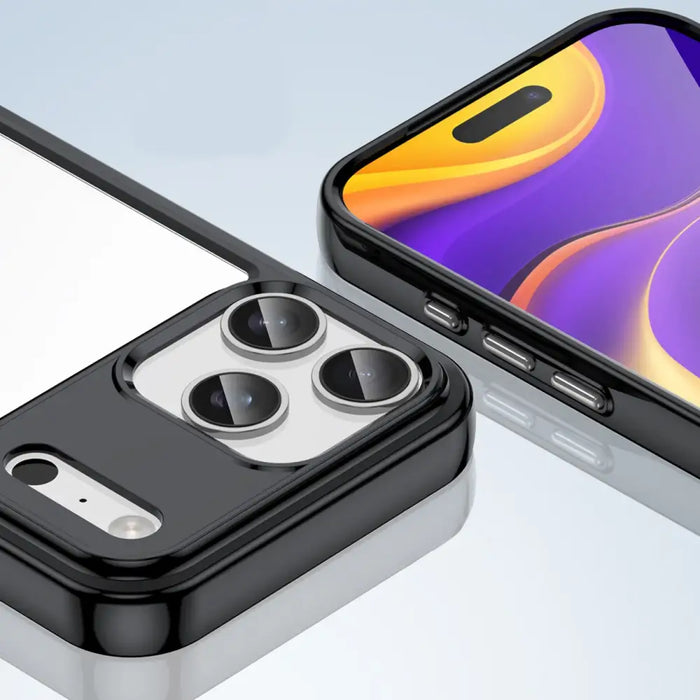 Калъф Outer Space за iPhone 17 Pro Max - черен прозрачен