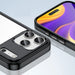 Калъф Outer Space за iPhone 17 Pro Max - черен прозрачен