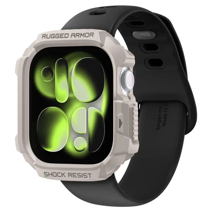 Калъф Spigen Rugged Armor за Apple Watch 42 мм - бежов