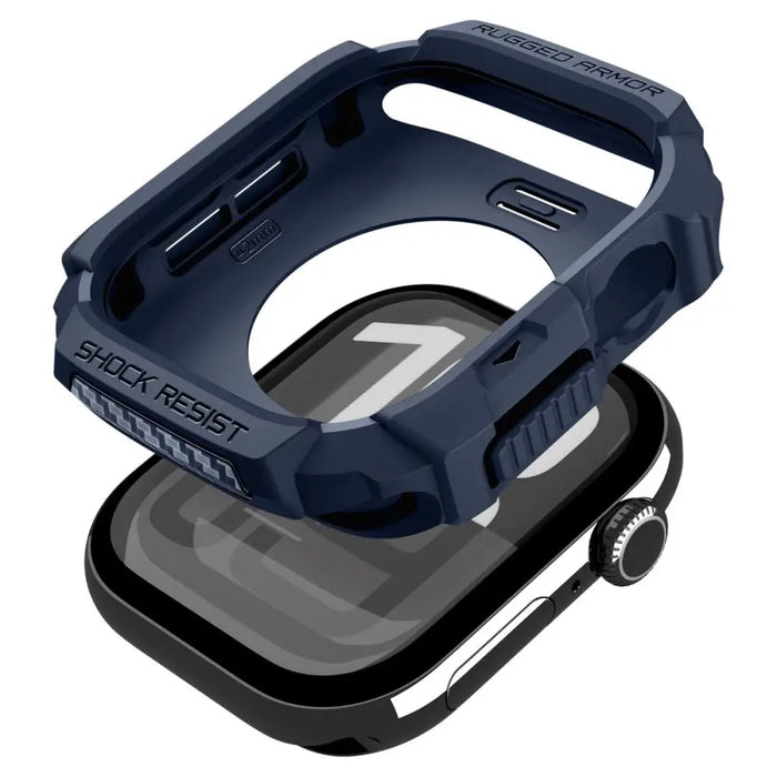 Калъф Spigen Rugged Armor за Apple Watch 42 мм - тъмносин