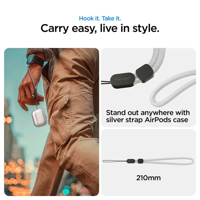 Калъф Spigen с течни кристали за AirPods Pro 3 - прозрачен