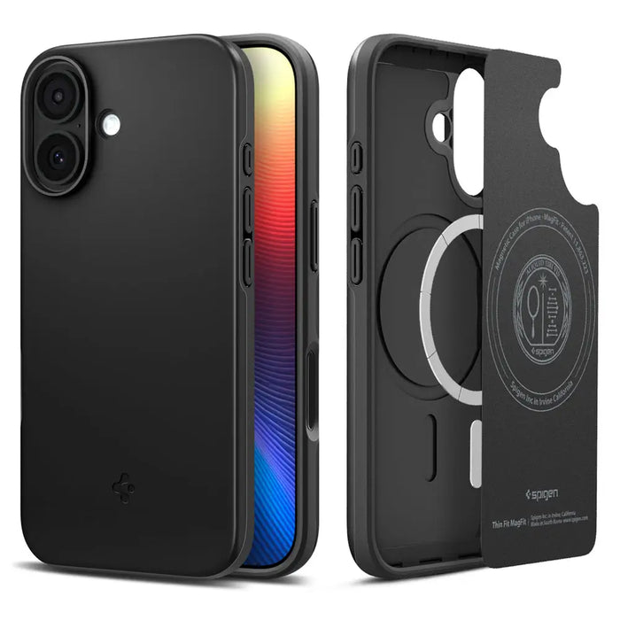 Калъф Spigen Thin Fit MagSafe за iPhone 17 - черен