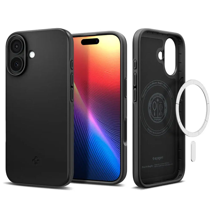 Калъф Spigen Thin Fit MagSafe за iPhone 17 - черен