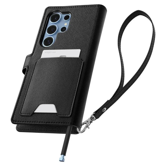 Калъф Spigen Wallet ’S’ за Samsung Galaxy S25 Ultra - черен
