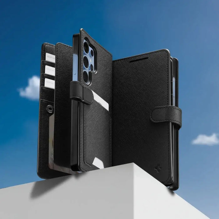 Калъф Spigen Wallet ’S’ за Samsung Galaxy S25 Ultra - черен