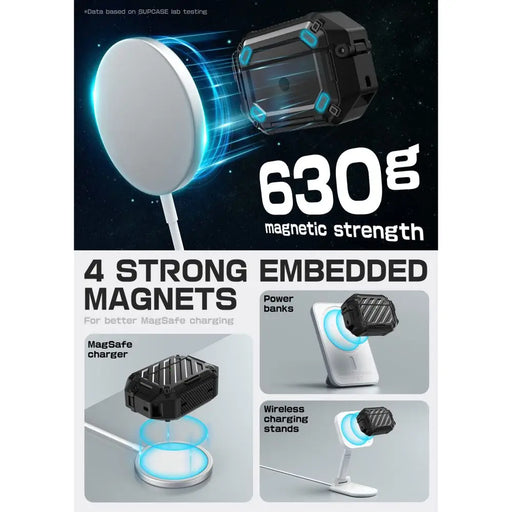 Калъф Supcase Unicorn Beetle Pro MagSafe IP68 за AirPods