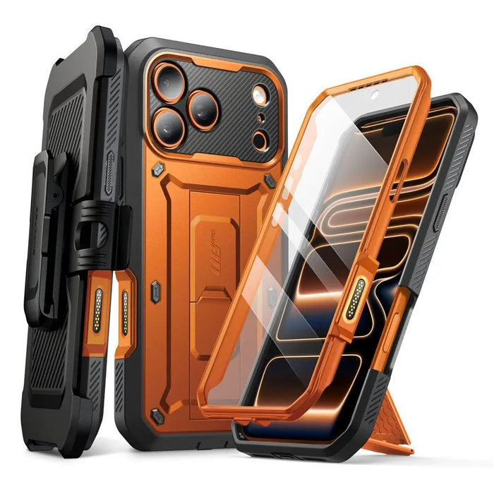 Калъф Supcase Unicorn Beetle Pro за iPhone 17 Pro - оранжев