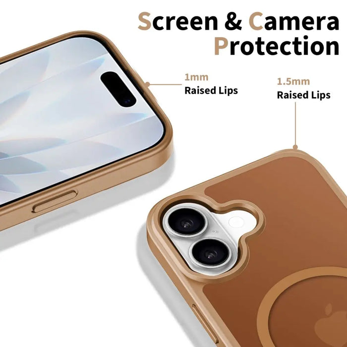 Калъф Tech-Protect BasicMag MagSafe за iPhone 17 - кафяв